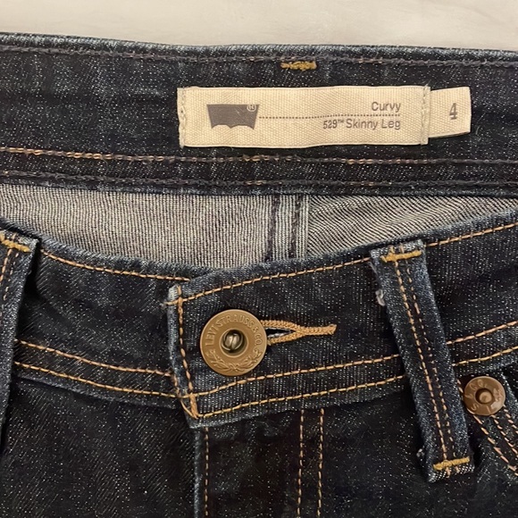 Levi’s 529 curvy skinny leg dark jeans - Picture 2 of 4